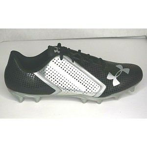 Under Armour Mens Cleat Black 15 Football Cleats Blur Phantom MC 1252416-001 New